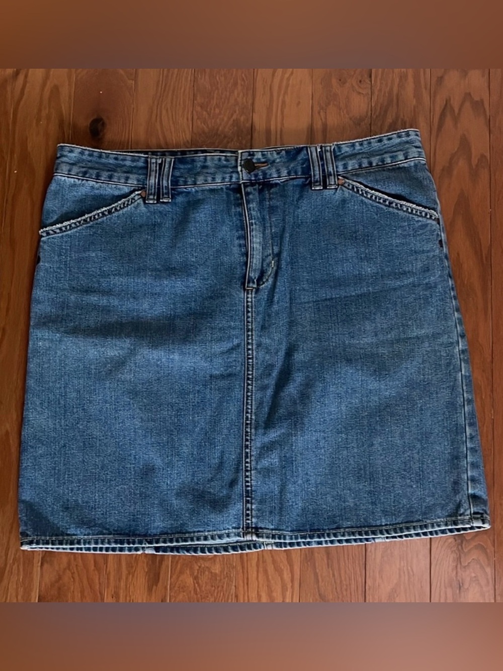 Old Navy‎ Denim Jean Midi Skirt 12